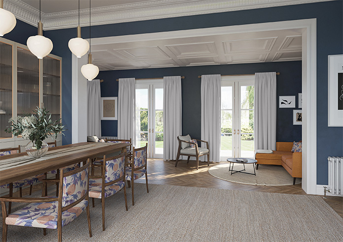 Sydney, Silver - Made to Measure Curtains - Image 8